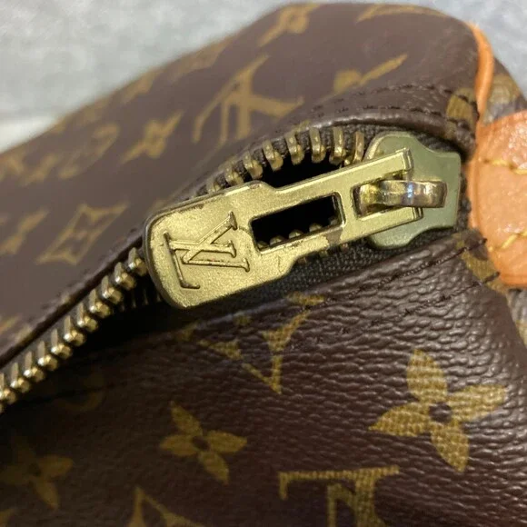 Louis Vuitton Brown Monogram Signature Canvas 1994 Keepall 55 Duffle Bag 1031LF - Picture 9 of 10